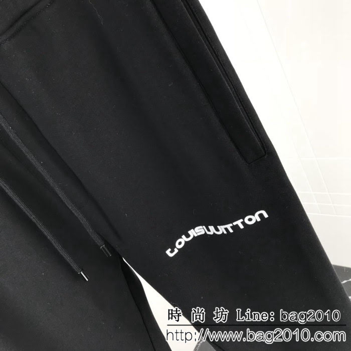 LV路易威登 18SS 秋冬新款 字母印花 舒適保暖 男款休閒衛褲 ydi2243